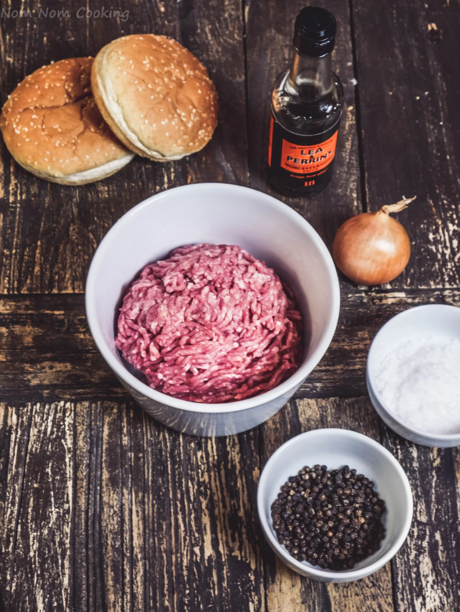 Hamburgers Ingredients (