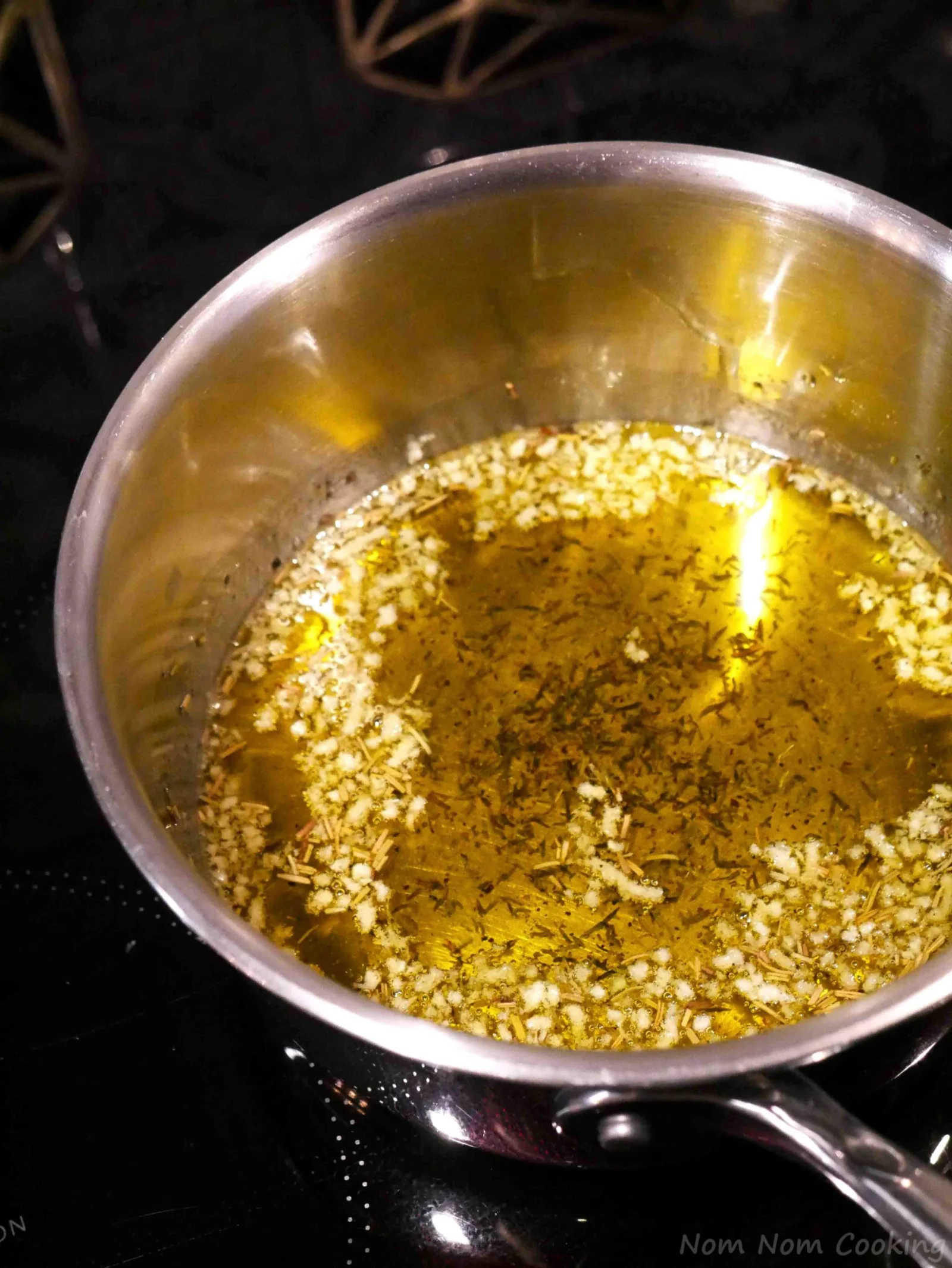 Olive oil and spices